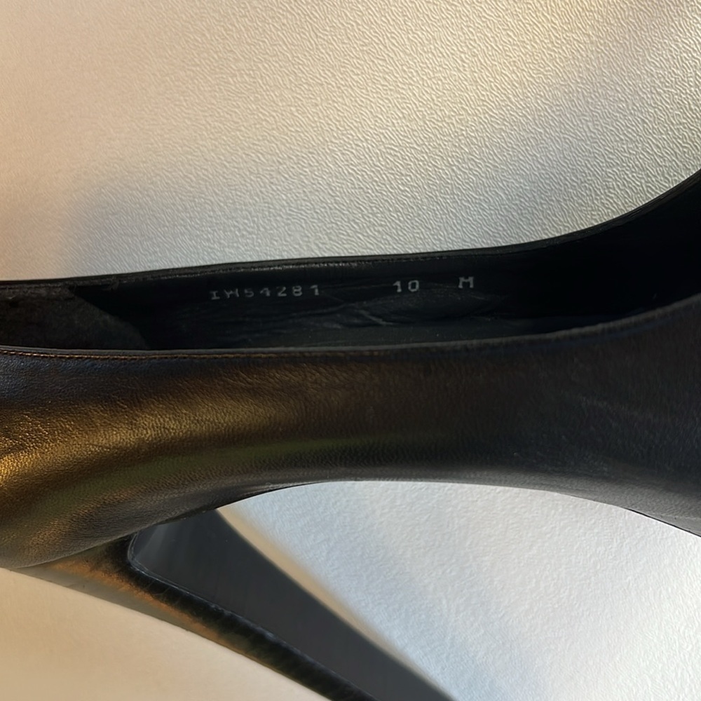 Stuart Weitzman pumps black classic platform‎ timeless  vamp goth essential 10 - Picture 7 of 9